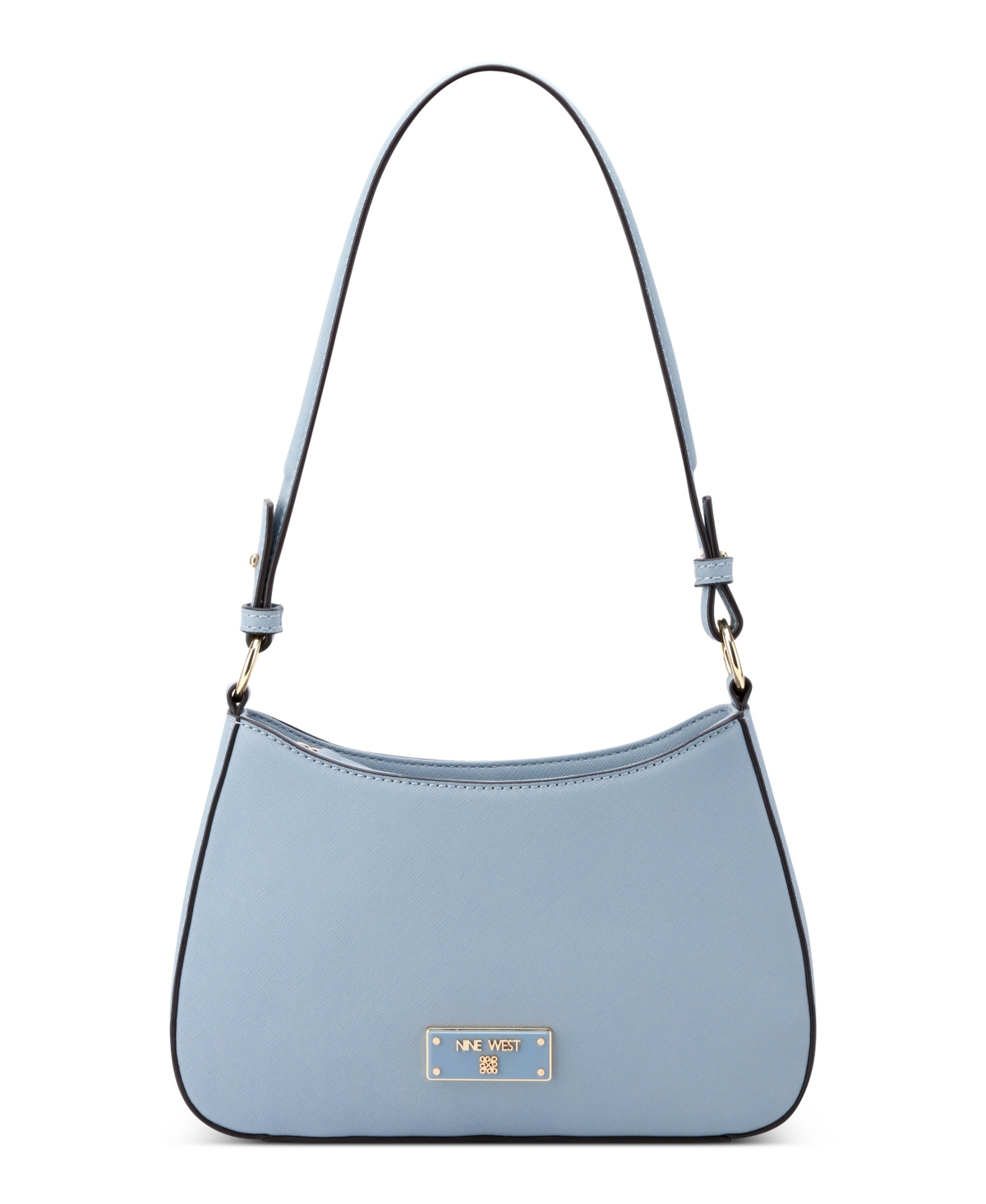 Shop Nine West Charmaine Shoulder Bag In Bluestone