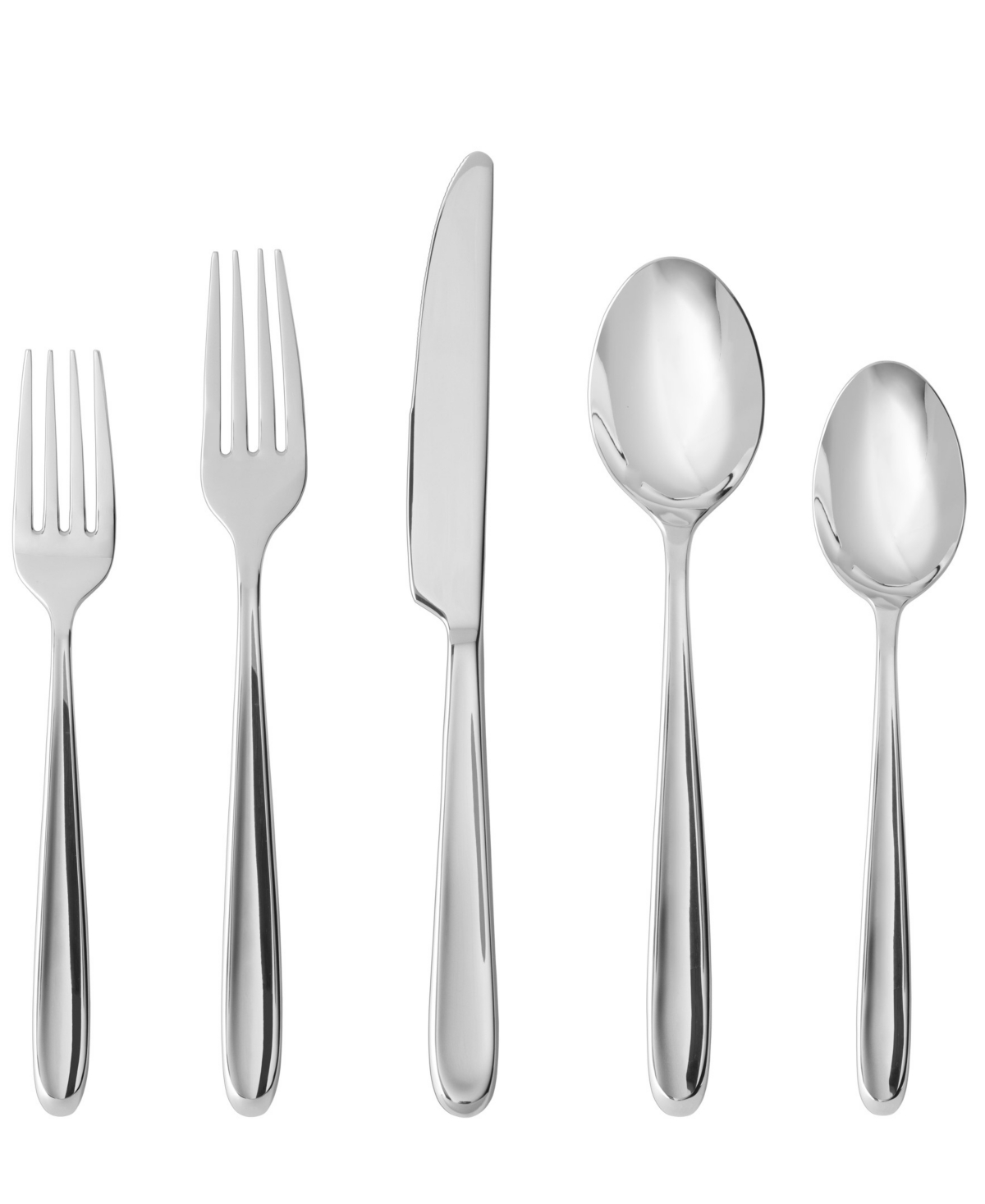 Fortessa Scoop 20-piece Flatware Set, Service For 4 In Sliver