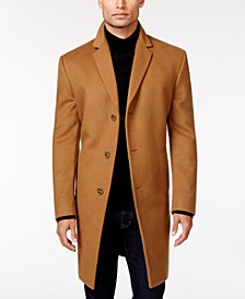 Men's Raburn Wool-Blend Over Coat Slim-Fit 