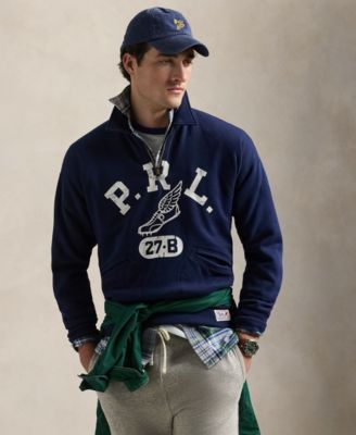 送関込☆POLO RALPH LAUREN VINTAGE FIT LOGO FLEECE SWEATSHIRT Polo Ralph Lauren Men's Vintage-Fit Logo Fleece Sweatshirt