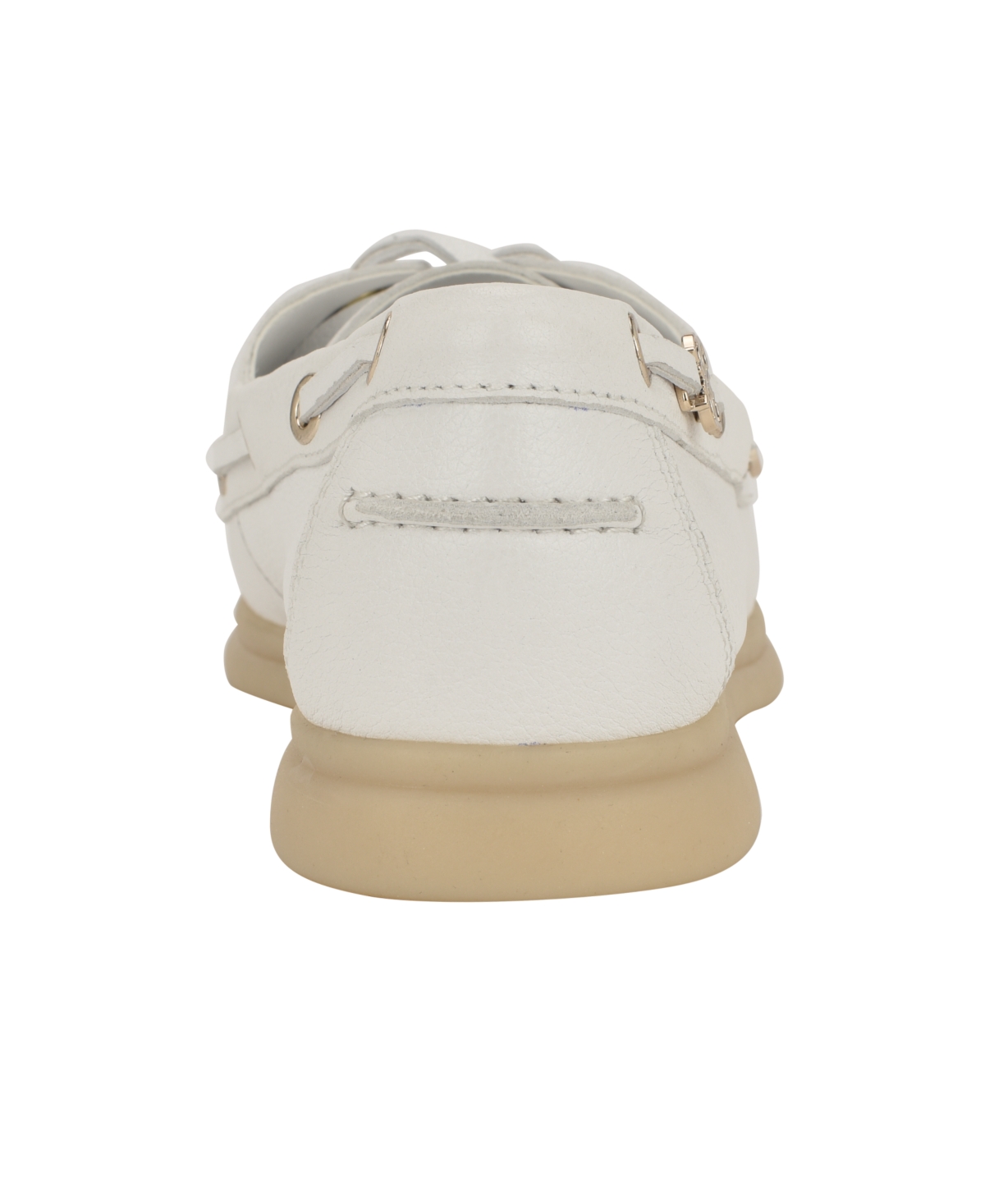 Guess Yomaya Loafer In White Leather