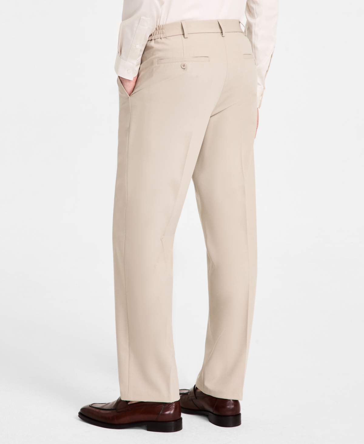 Tommy Hilfiger Men's Modern-fit Dress Pants In Tan