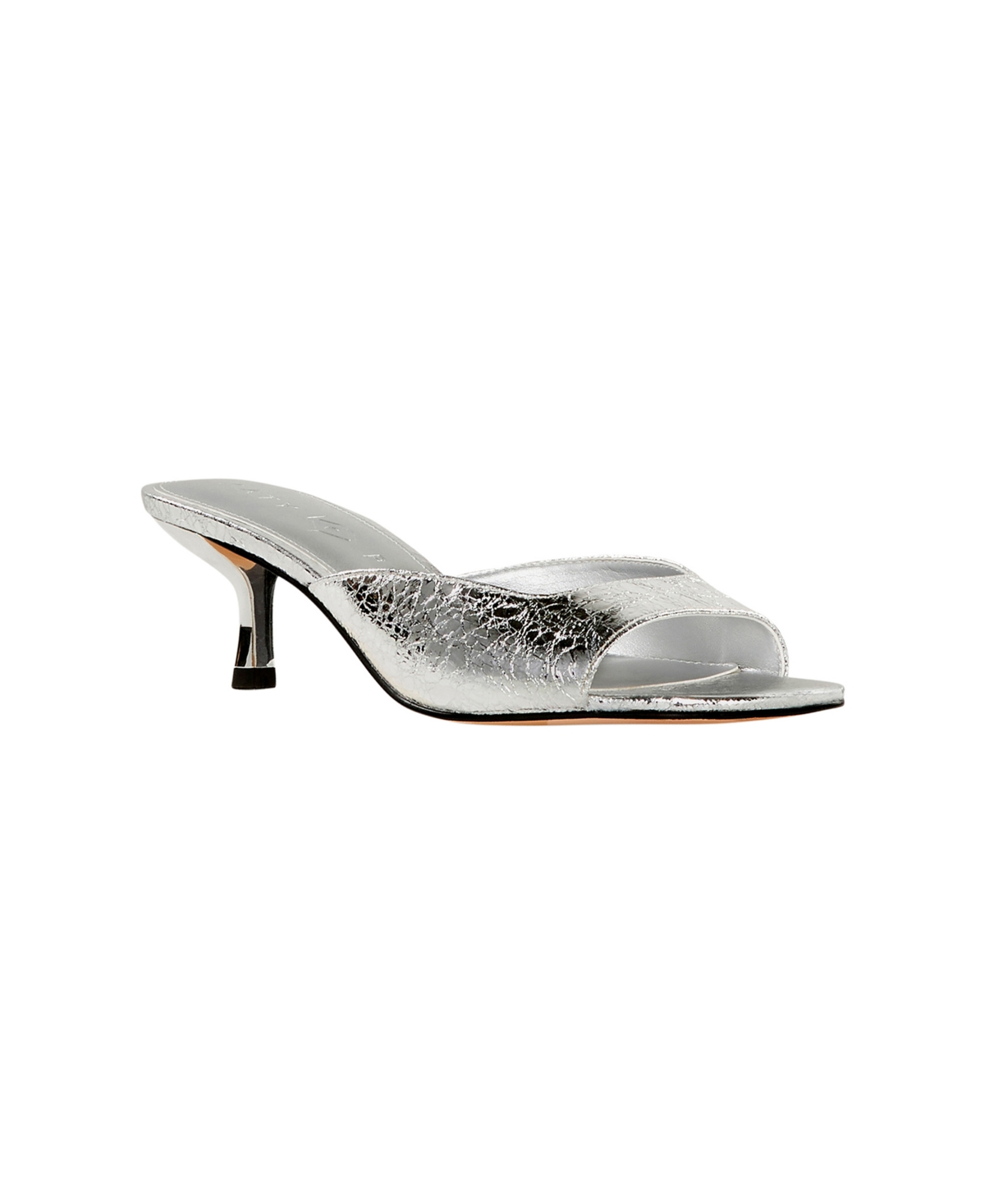 Shop Katy Perry The Ladie Low Heel Sandal In Silver