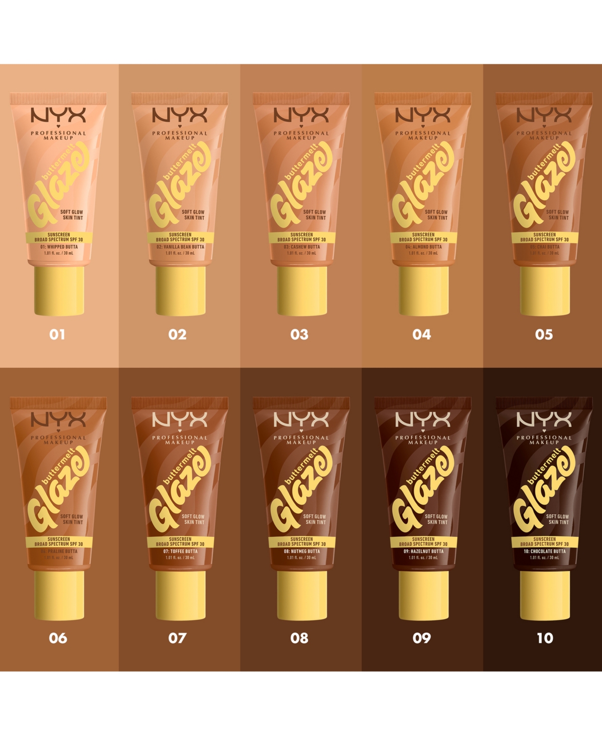 Nyx Professional Makeup Buttermelt Glaze Tint In Whipped Butta