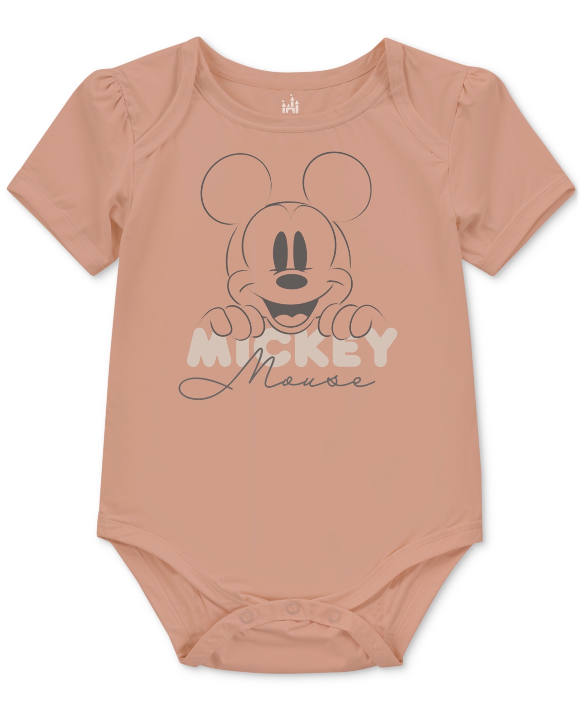 Disney Baby Mickey Mouse Short-Sleeve Bodysuits, 3 Pack