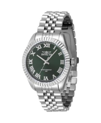 Women's 47410 Specialty Quartz 3 Hand Green Dial Watch
