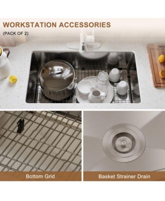 31inch L Kitchen Sink with Accessories