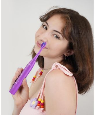 DY156 Electric Toothbrush Replacement Heads, 3 Packs (Purple)