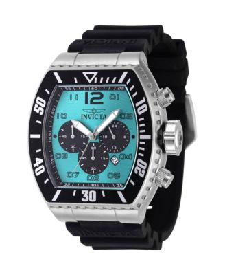 Men's 47285 Pro Diver Quartz Chronograph Black, Turquoise Dial Watch