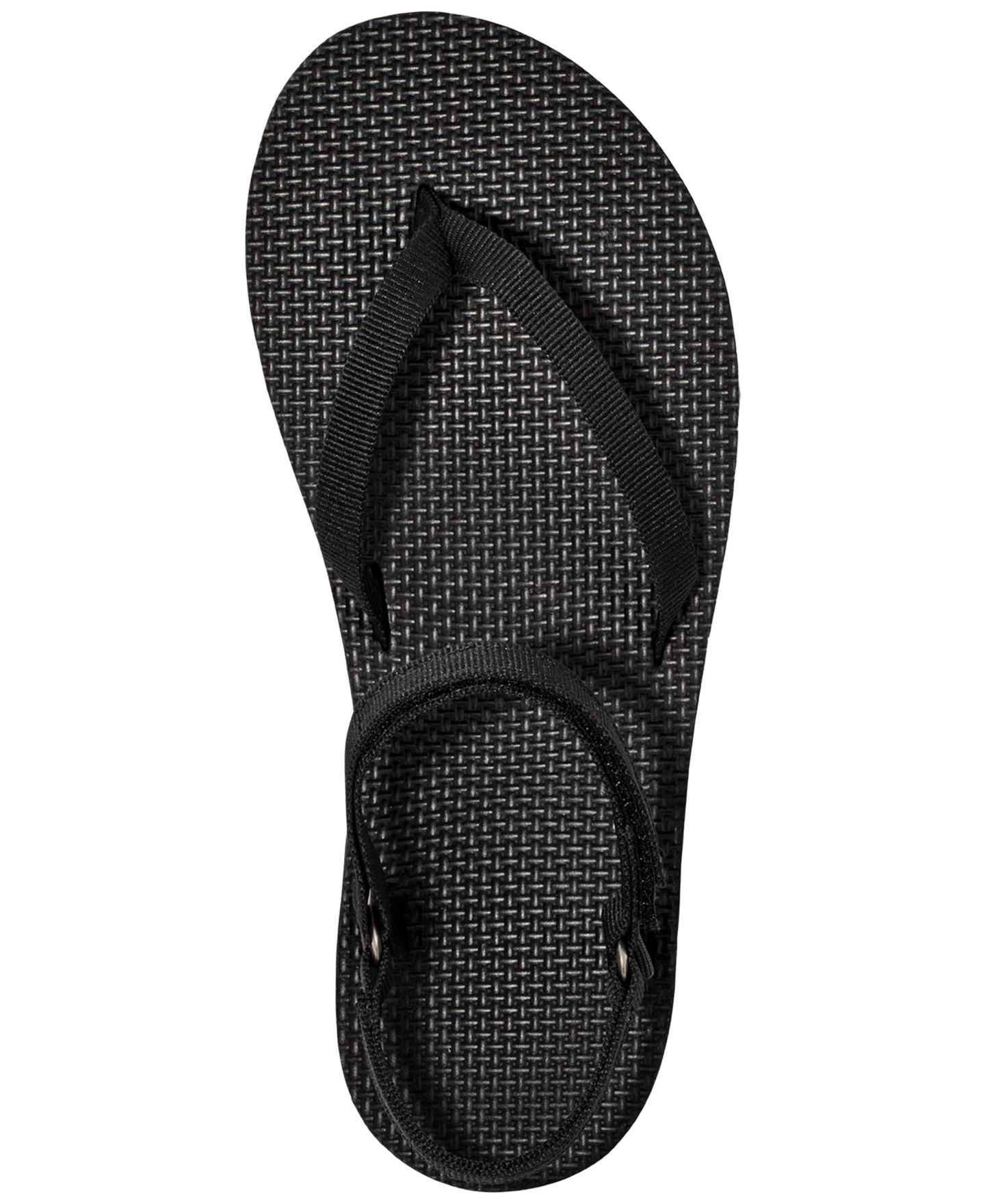 Женские сандалии Teva Flatform Slim, цвет: Чёрный — фото 4