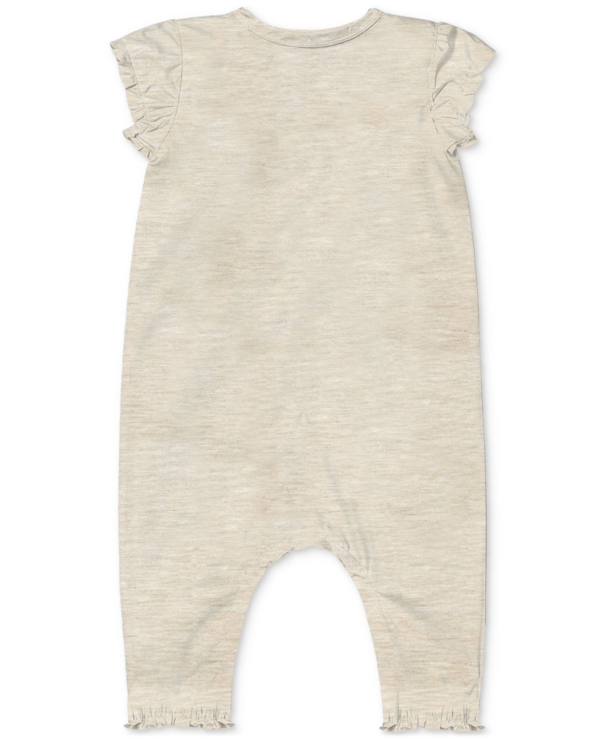 Disney Baby Winnie-the-pooh Long-sleeve Coverall & Short-sleeve Romper, 2 Pack In Light Gray
