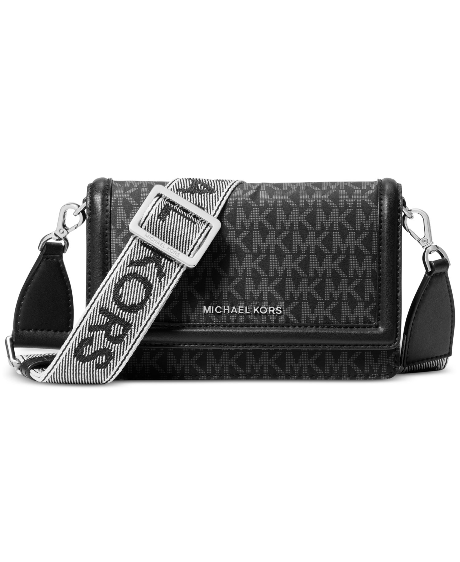 Michael Kors Jet Set Mini Logo Nylon Crossbody