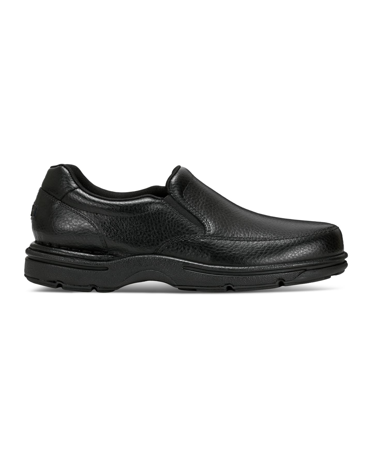 Мужские туфли Rockport Eureka Slip-On Casual, цвет: Чёрный кожаный — фото 2
