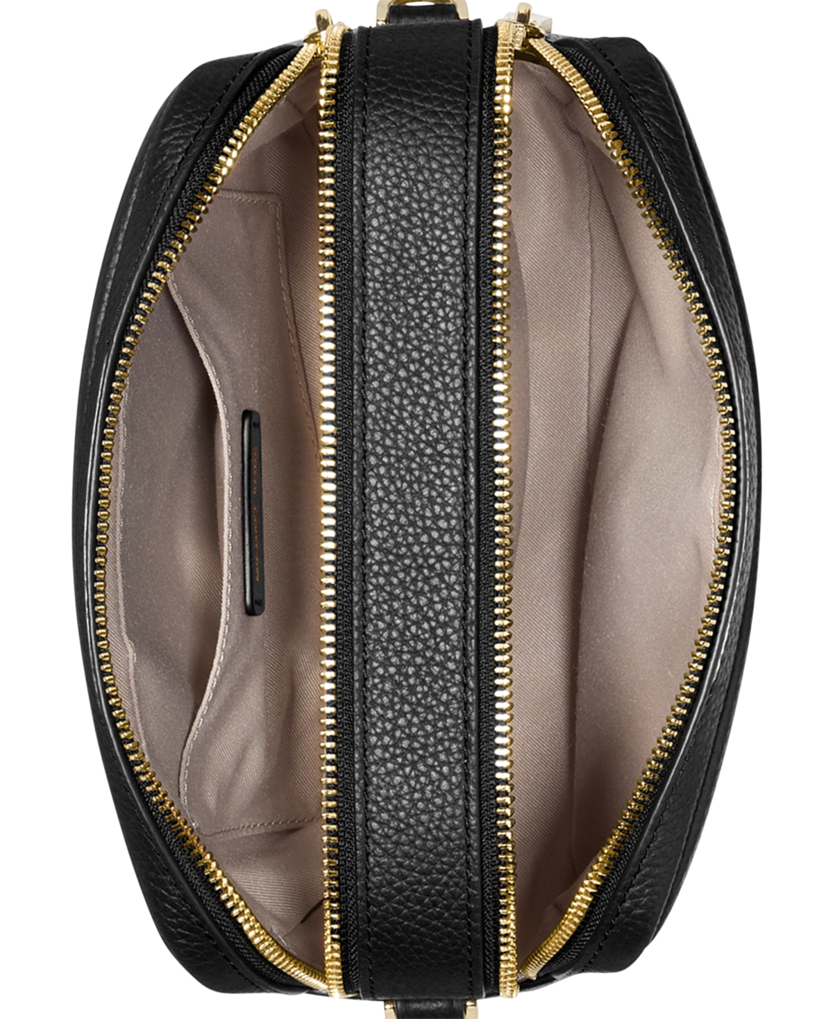 Michael Kors Michael  Bryant Medium Leather Double Zip Chain Camera Crossbody