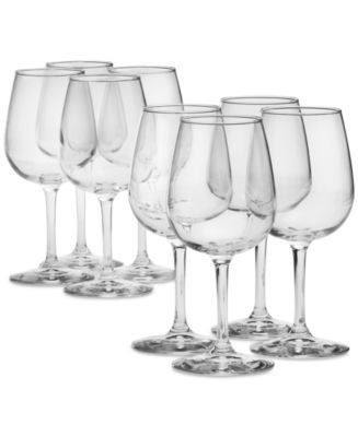 Arch Studio Stemmed Wine Glasses, Set of 8, Exclusively at Macy's - Macy's