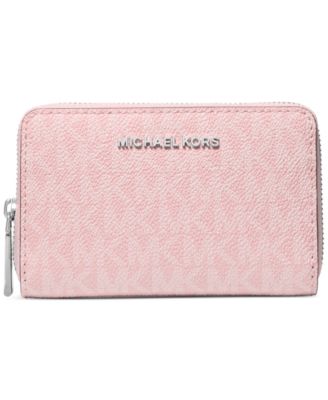 Michael Kors - Jet Set Leather Zip-Around Card Case