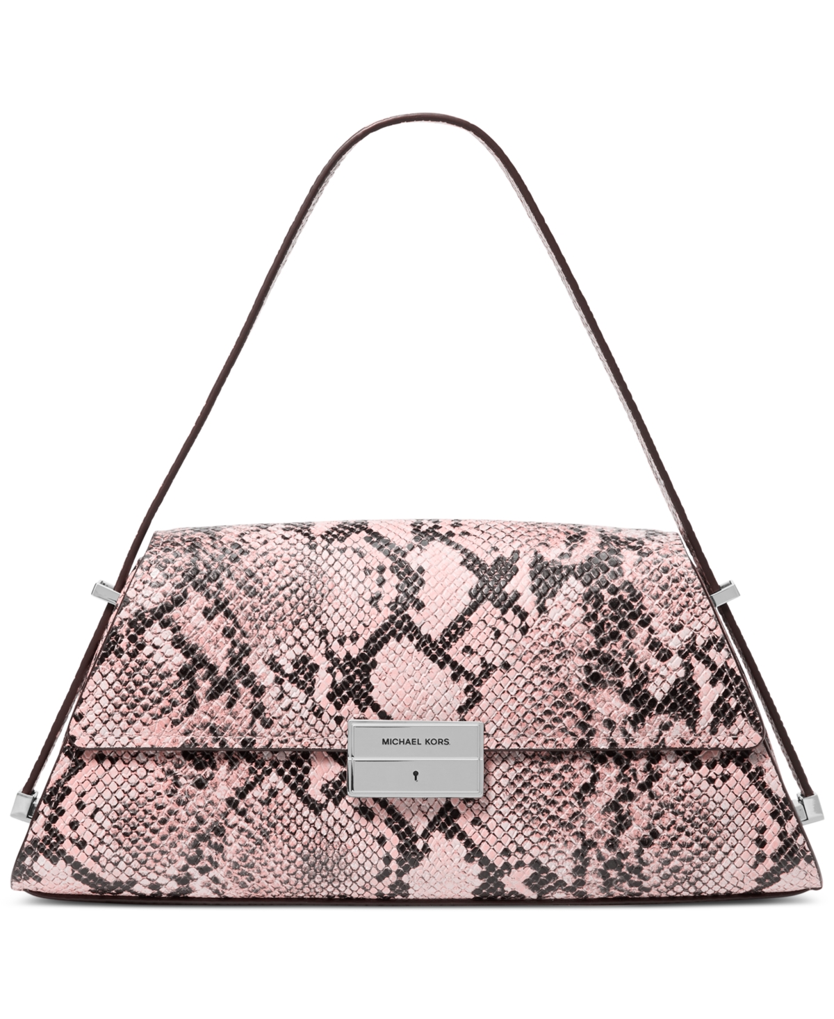 Michael Kors Michael  Ludlow Small Leather Convertible Shoulder Bag In Smokey Rose