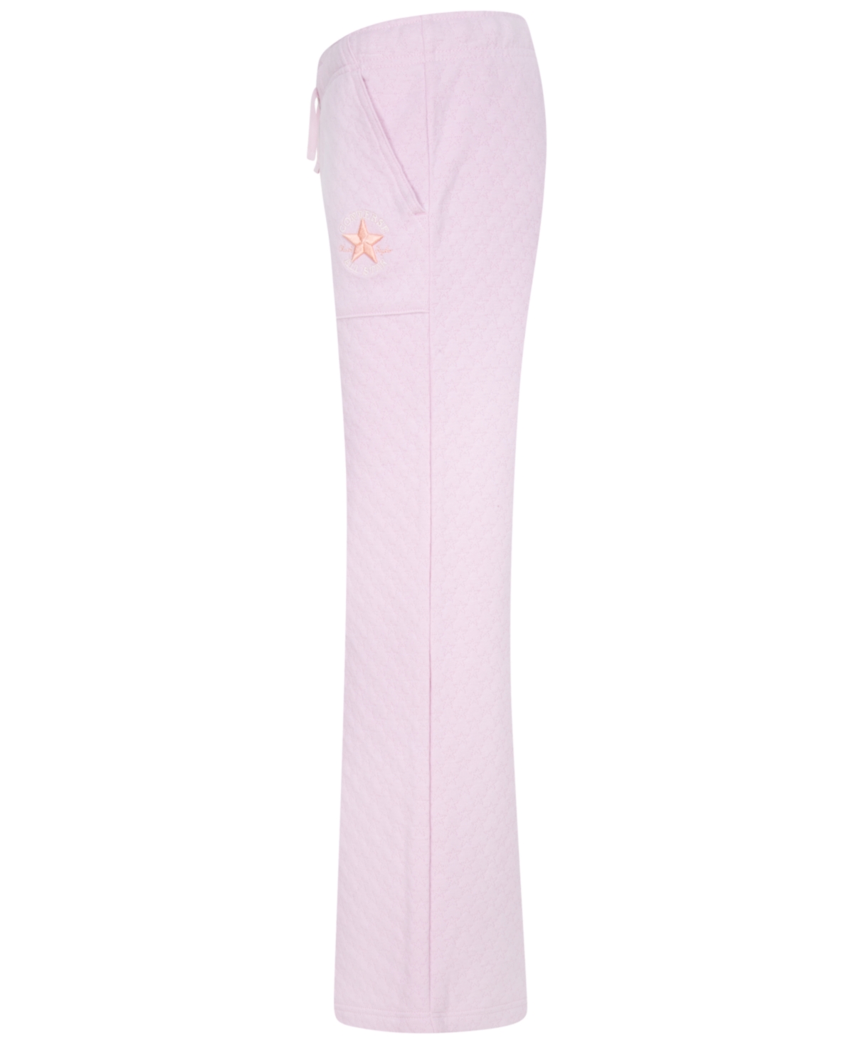 Converse Big Girls Star Pointelle Pants In Summit Pink