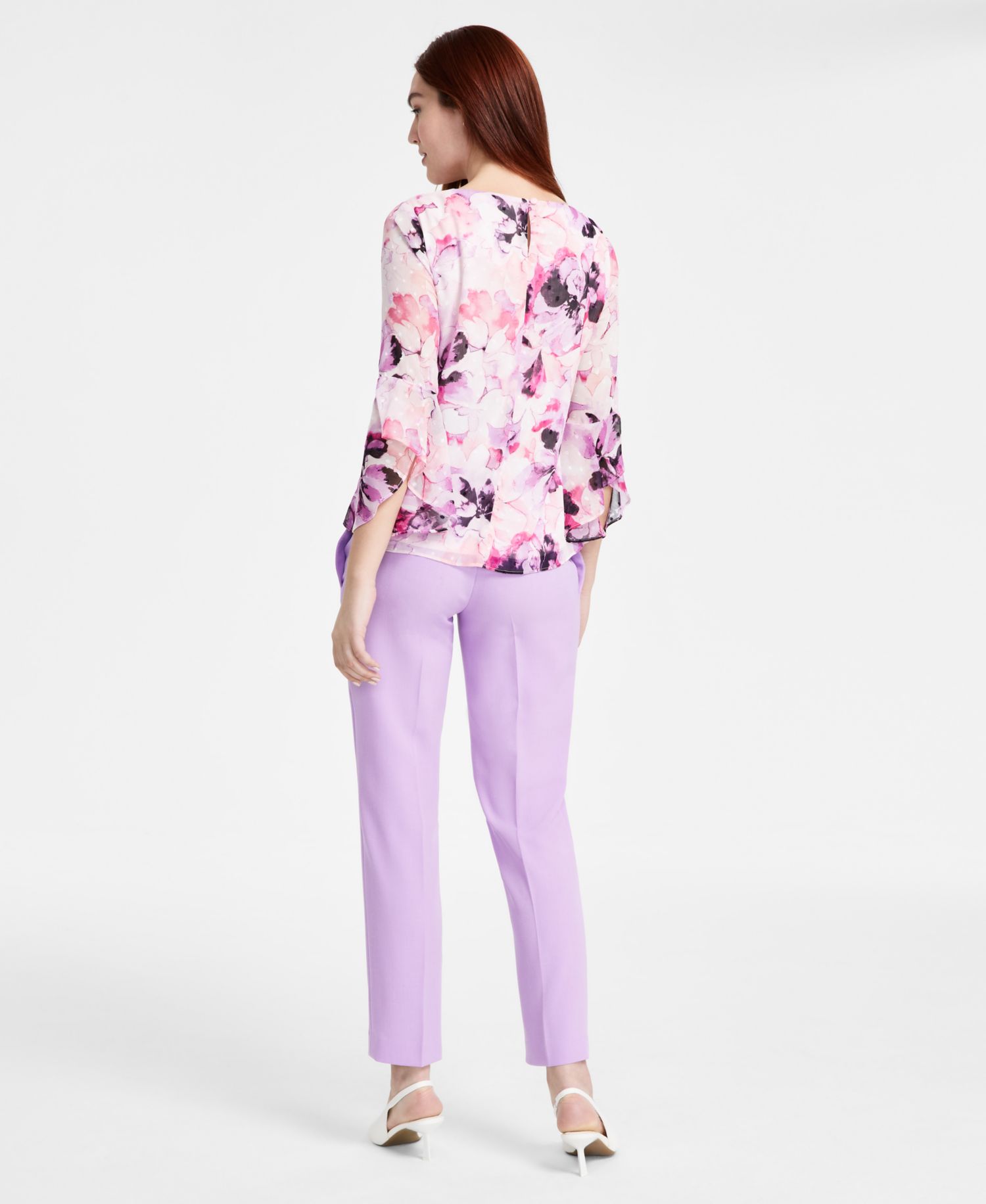 Women's Ava Straight-Leg Stretch Crepe Pant