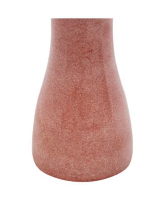 21" H Ceramic Bird Bath for Outside - Hand-Painted Outdoor Bird Bath Bowl, UV/Frost-Resistant Finish - Lava - Classic Pedestal