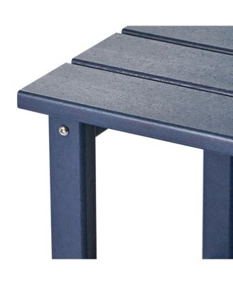 5-Piece Adirondack Chair with Folding Ottoman and Table Set