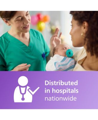 Soothie Pacifier, 0-3 months, Green, 8 pack