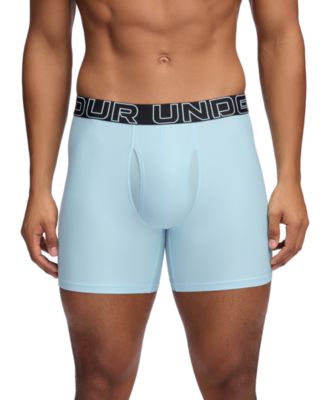 Men's 3-Pack Performance Tech Solid 6" Boxer Briefs