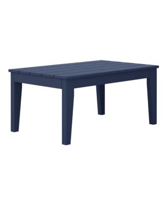 4-Piece HDPE Outdoor Patio Furniture Couch Set