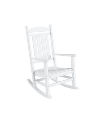 5-Piece HDPE Outdoor Patio Furniture Couch and Rocking Chair Set