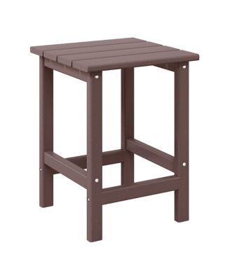 3-Piece Adirondack Chair with Cup Holder and Folding Ottoman and Table Set