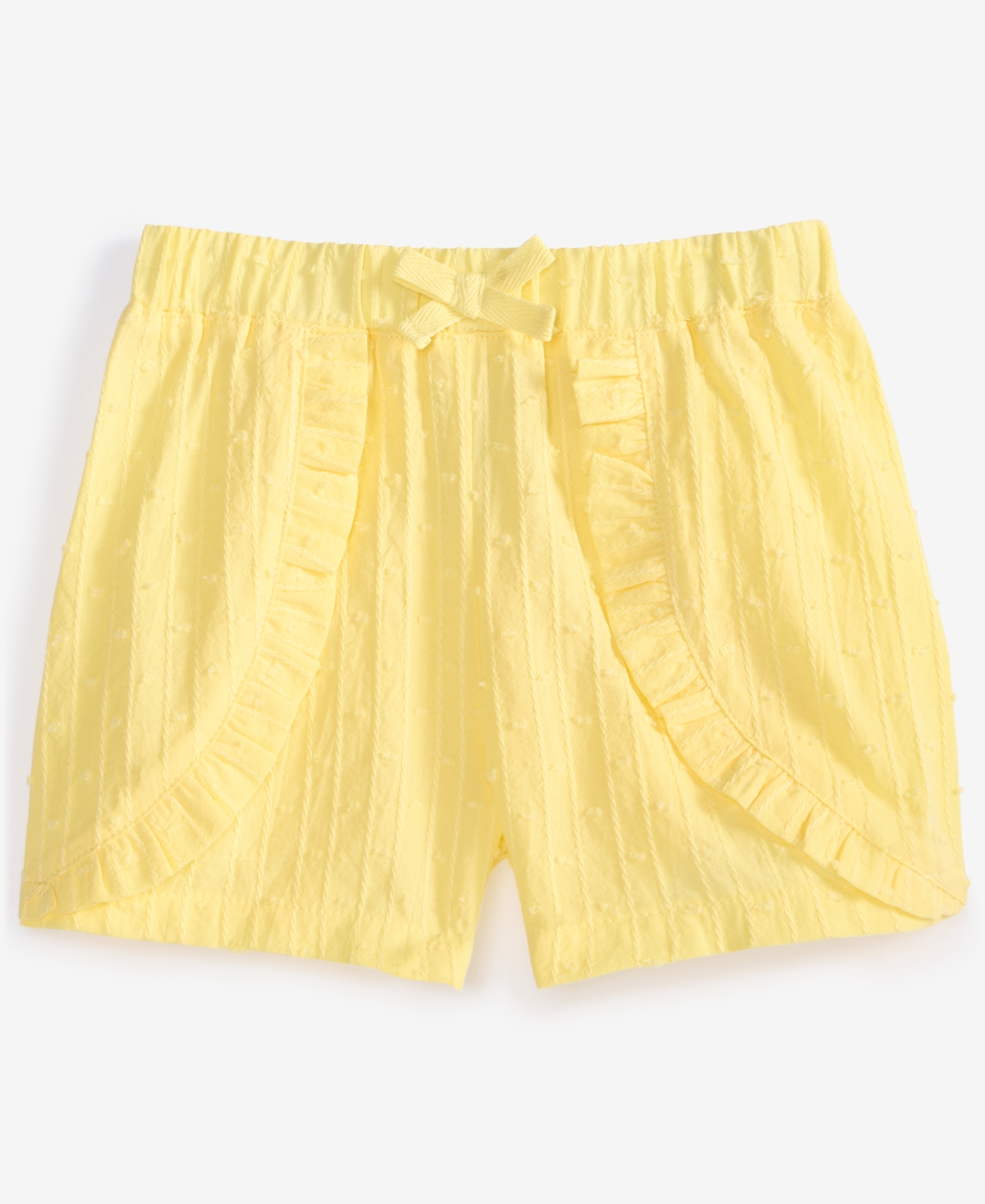 First Impressions Baby Girls Clip-dot Cotton Shorts, Created For Macy's