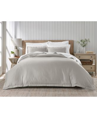 Sleep Luxe 800 Thread Count 100% Cotton 3-Pc. Duvet Cover Set, King, Exclusively at Macy’s