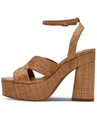 Waylan Raffia Platform Dress Sandals