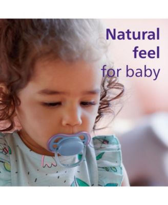 Ultra Air Pacifier 6-18m, blue hush / lush lilac, 8 pack