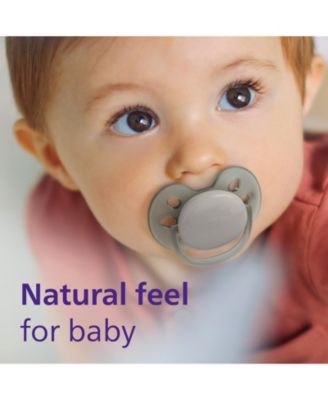 Ultra Soft Pacifier 6-18m, misty dawn / silk beige, 8 pack