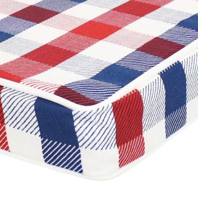 Square Indoor/Outdoor Seat Cushions with Ties - 17" Square x 2" Thick - Americano - 2-Pack