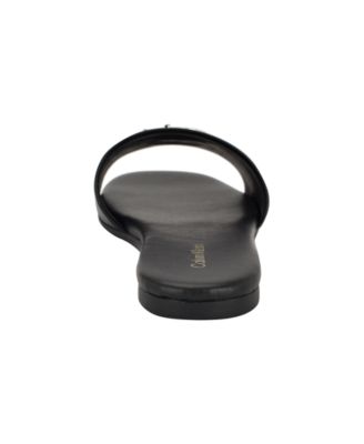 Women's Yancie Logo Flat Slide Sandals