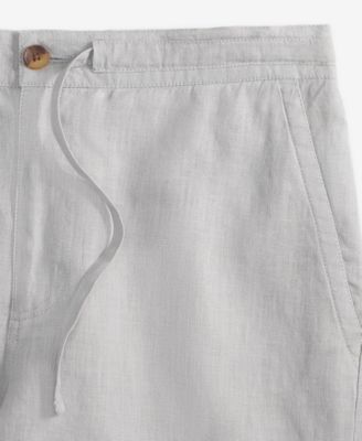 Men's Linen 9" Drawstring Shorts, Created for Macy's
