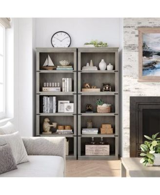 Farmhouse Book Shelf with Storage