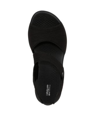 Women's Cheerful Washable Peep Toe Slingback Sandals