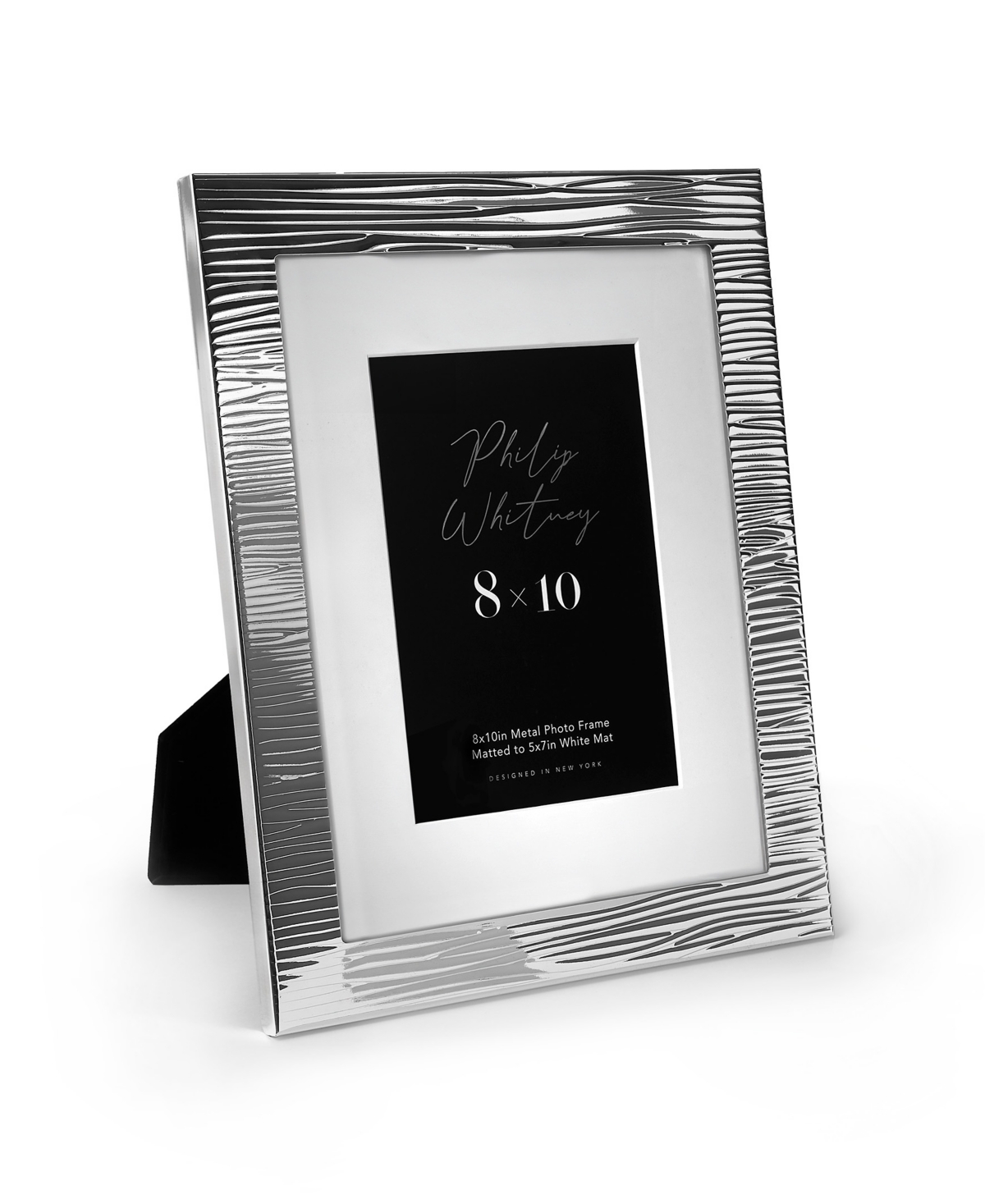 Philip Whitney Julie Metal Picture Frame, 8" X 10" In Silver