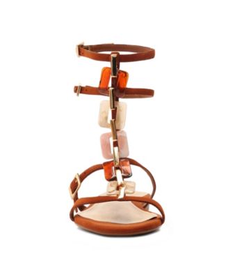 Women's Cassandra Round Toe Flat Sandals