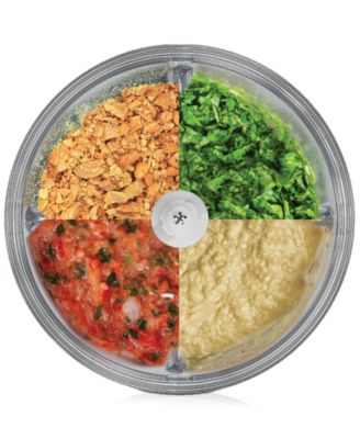 Puree 8.5-Cup Food Processor with Stainless Steel Blades, White