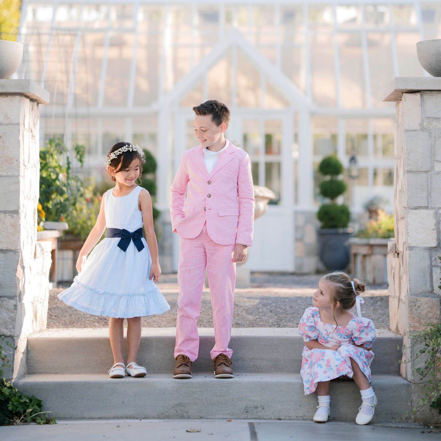 Big Boys Hope and Henry Heirloom Linen Suit Pant