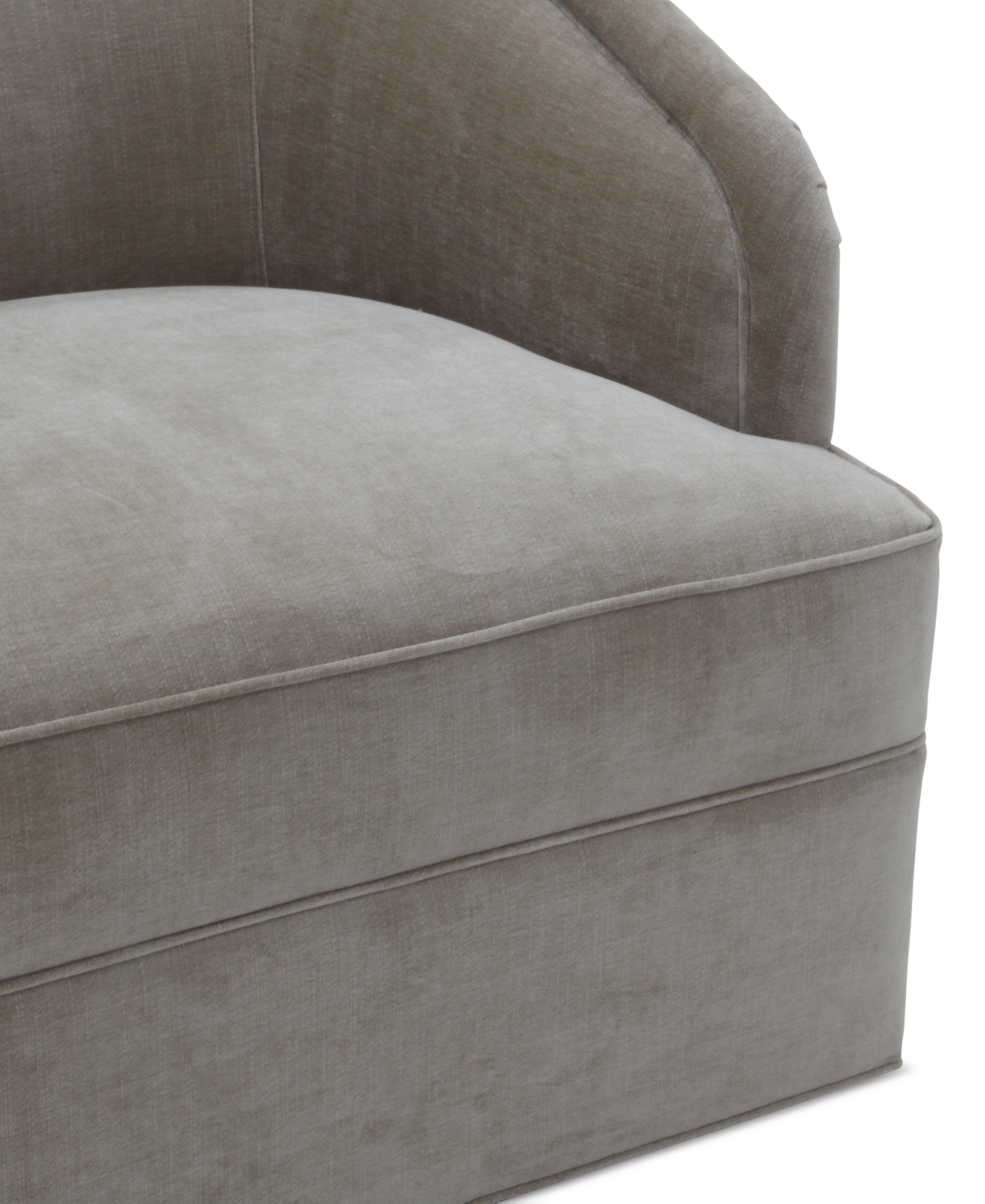 Macy's Lelina Fabric Apartment Sofa, Exclusively At  In Biscotti