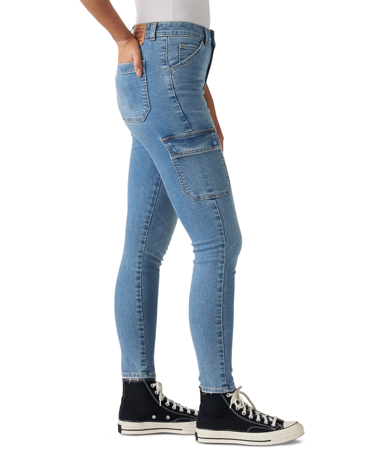 Levi's Women's 721 High-rise Skinny Cargos Jeans In Many Thanks