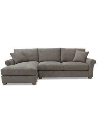 Reiter 2-Pc. Fabric Sectional Sofa, Exclusively at Macy's