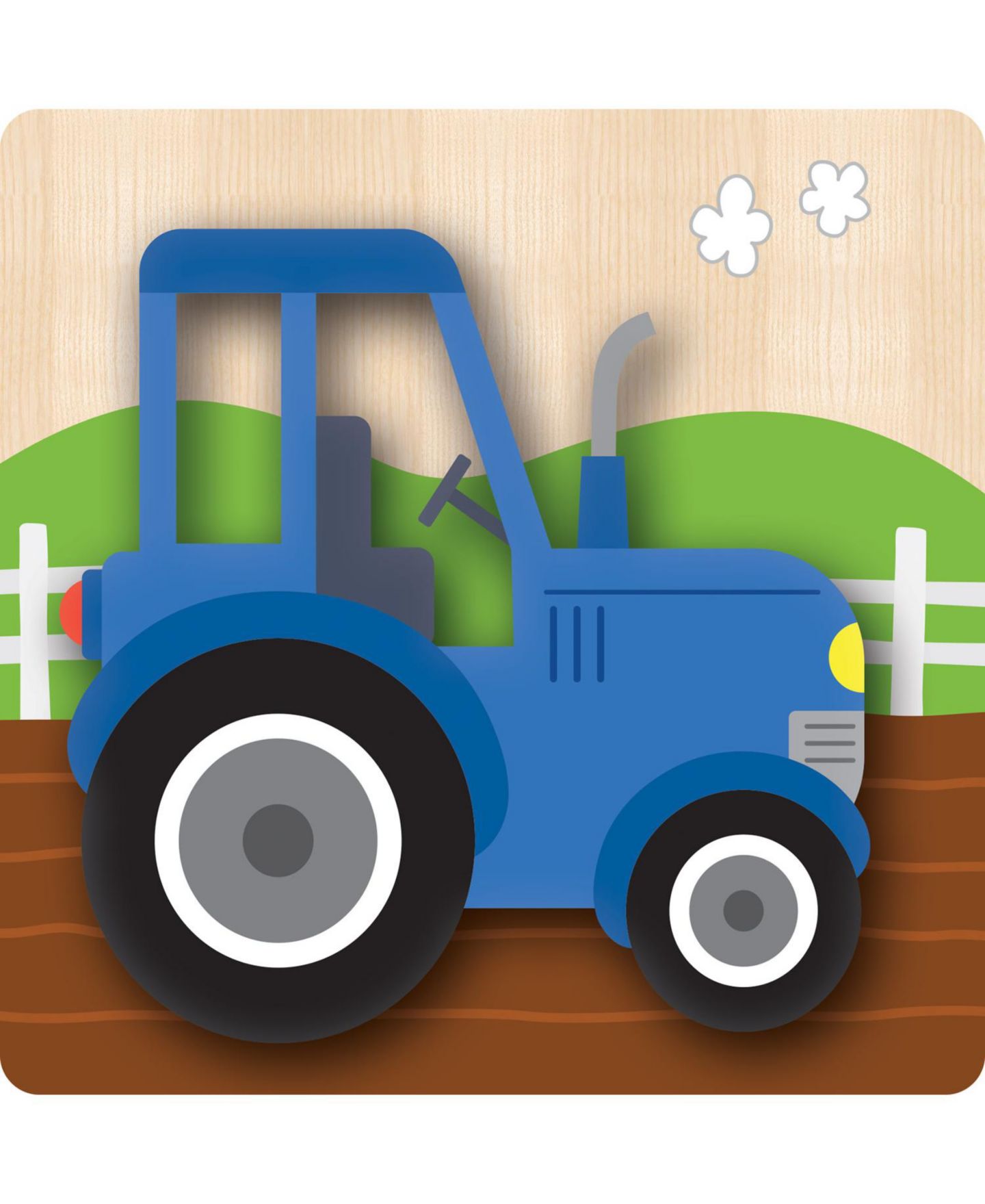 Детские игрушки MasterPieces Puzzles Farm Chunky Wooden Puzzles, 4-Pack, Ages 1+ — фото 3