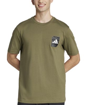 adidas - Men's Regular-Fit Camo Logo Patch T-Shirt