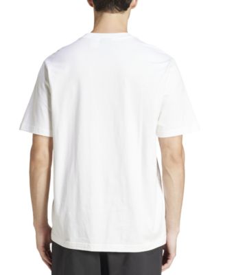 Men's Essentials Regular-Fit Linear Logo Graphic T-Shirt